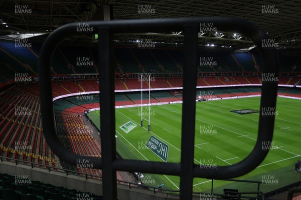 150226 - Wales v France - Guinness Six Nations Championship - General View of the Principality Stadium
