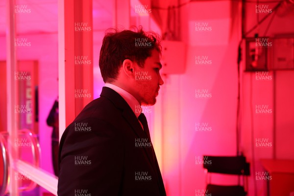 150226 - Wales v France - Guinness Six Nations Championship - Antoine Dupont of France arrives at the stadium