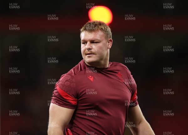 150226 - Wales v France - Guinness Six Nations Championship - Dewi Lake of Wales during the warm up