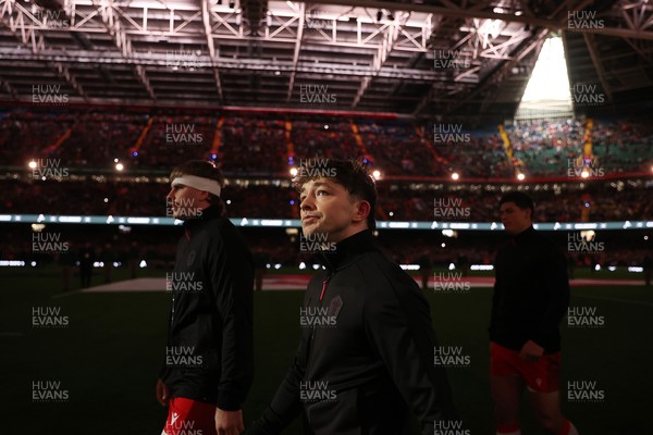 150226 - Wales v France - Guinness Six Nations Championship - Dan Edwards of Wales 