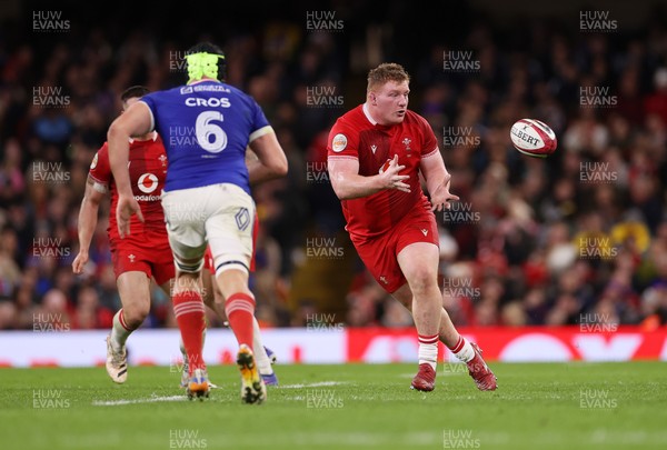 150226 - Wales v France - Guinness Six Nations Championship - Rhys Carre of Wales 