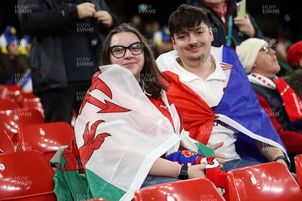 150226 - Wales v France - Guinness Six Nations Championship - Wales fans