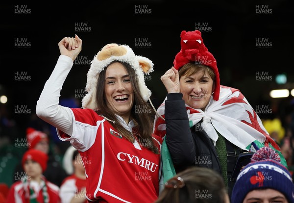 150226 - Wales v France - Guinness Six Nations Championship - Wales fans