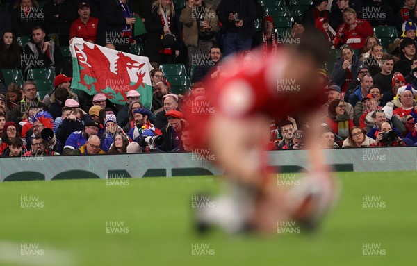 150226 - Wales v France - Guinness Six Nations Championship - Wales fans