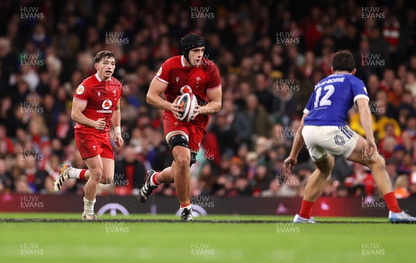 150226 - Wales v France - Guinness Six Nations Championship - Dafydd Jenkins of Wales 