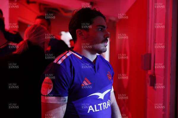 150226 - Wales v France - Guinness Six Nations Championship - Antoine Dupont of France 