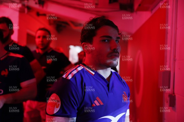 150226 - Wales v France - Guinness Six Nations Championship - Antoine Dupont of France 