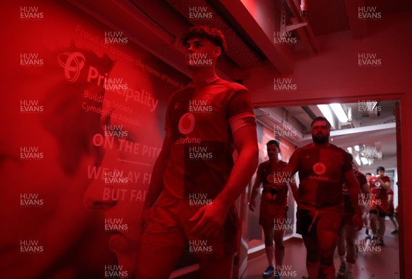 150226 - Wales v France - Guinness Six Nations Championship - Eddie James of Wales 