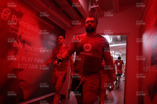 150226 - Wales v France - Guinness Six Nations Championship - Tomas Francis of Wales 