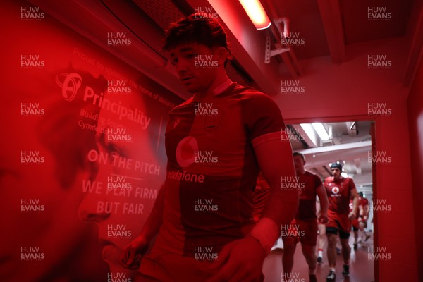 150226 - Wales v France - Guinness Six Nations Championship - Dan Edwards of Wales 