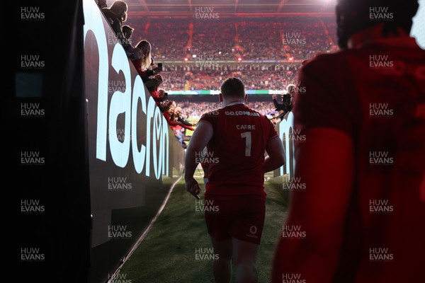 150226 - Wales v France - Guinness Six Nations Championship - Rhys Carre of Wales 