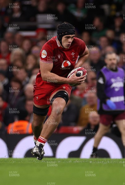 150226 - Wales v France - Guinness Six Nations Championship - Dafydd Jenkins of Wales 