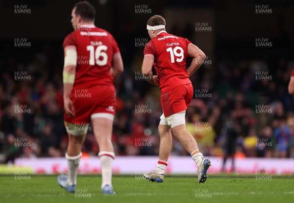150226 - Wales v France - Guinness Six Nations Championship - Ben Carter of Wales 
