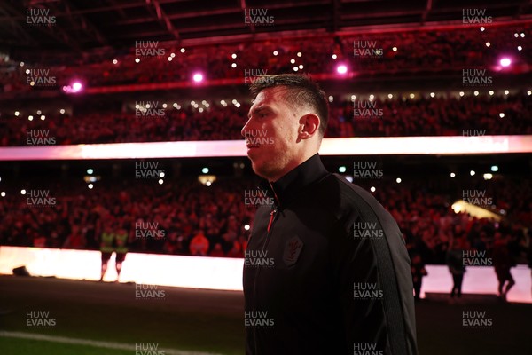 150226 - Wales v France - Guinness Six Nations Championship - Adam Beard of Wales 