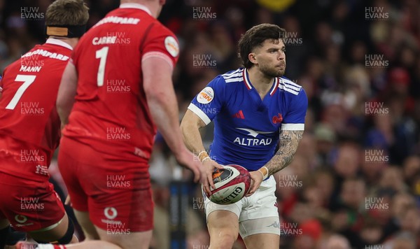 150226 - Wales v France, 2026 Guinness Six Nations - Matthieu Jalibert of France 