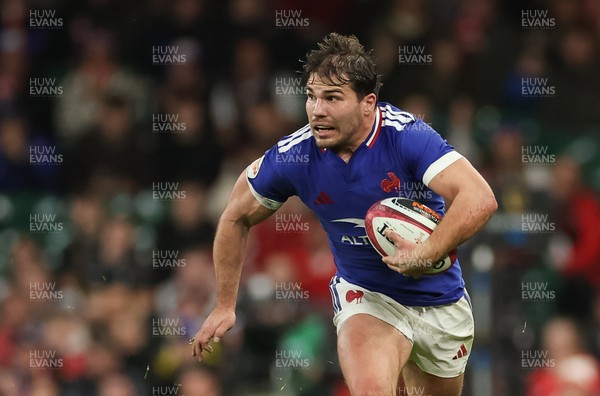 150226 - Wales v France, 2026 Guinness Six Nations - Antoine Dupont of France 