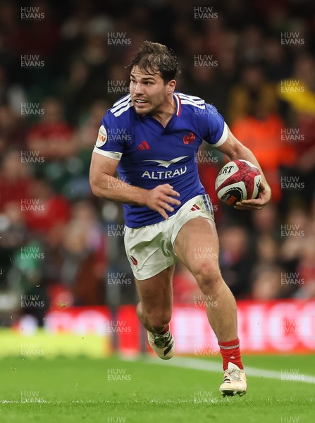 150226 - Wales v France, 2026 Guinness Six Nations - Antoine Dupont of France 