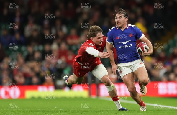 150226 - Wales v France, 2026 Guinness Six Nations - Antoine Dupont of France 
