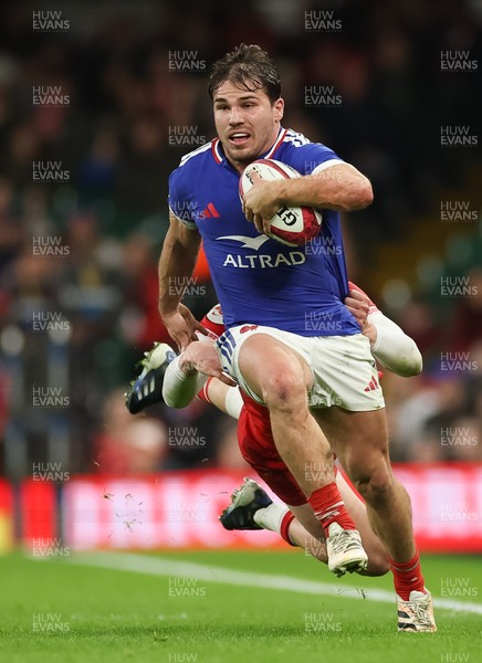 150226 - Wales v France, 2026 Guinness Six Nations - Antoine Dupont of France 