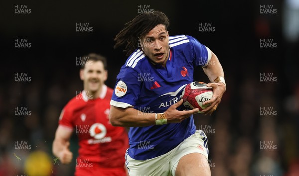 150226 - Wales v France, 2026 Guinness Six Nations - Michael Guillard of France 
