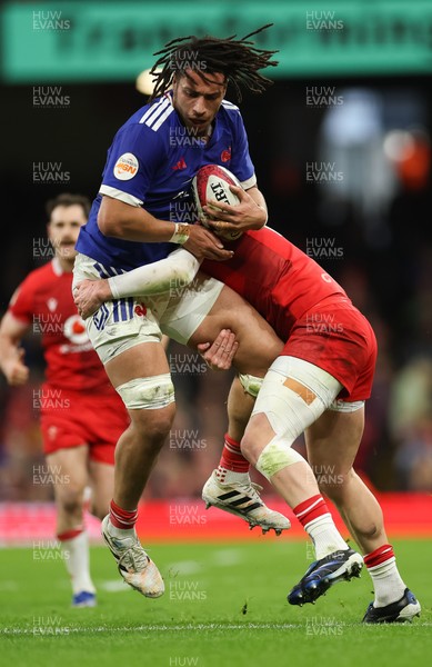 150226 - Wales v France, 2026 Guinness Six Nations - Michael Guillard of France 