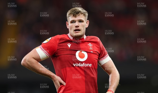 150226 - Wales v France, 2026 Guinness Six Nations - Alex Mann of Wales 