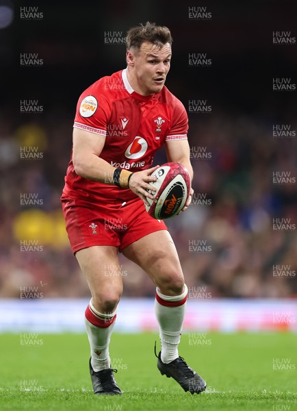 150226 - Wales v France, 2026 Guinness Six Nations - Jarrod Evans of Wales 