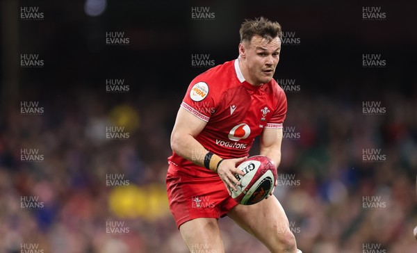 150226 - Wales v France, 2026 Guinness Six Nations - Jarrod Evans of Wales 