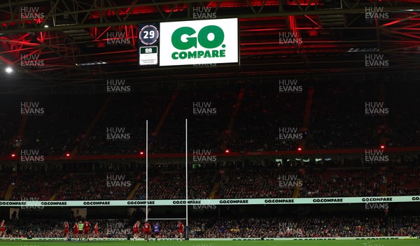 150226 - Wales v France, 2026 Guinness Six Nations - Go Compare Shot Clock