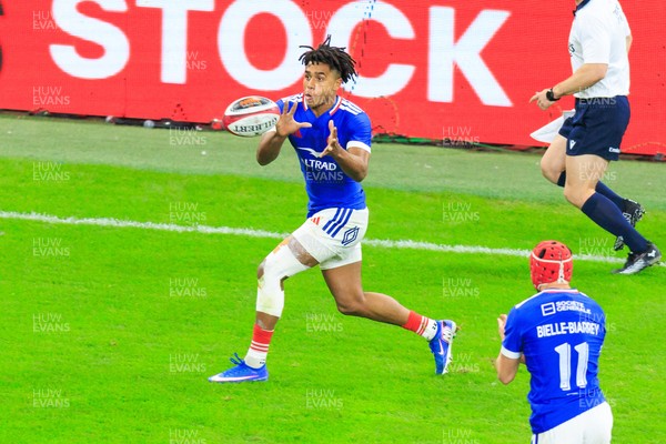 150226 - Wales v France - Guinness Six Nations - Theo Attissogbe of France