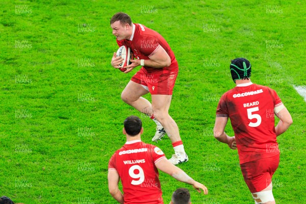 150226 - Wales v France - Guinness Six Nations - Dewi Lake of Wales