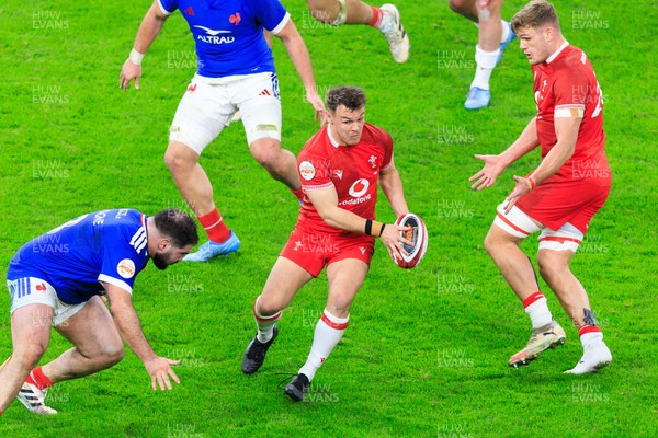 150226 - Wales v France - Guinness Six Nations - Jarrod Evans of Wales