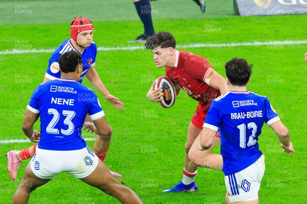 150226 - Wales v France - Guinness Six Nations - Eddie James of Wales
