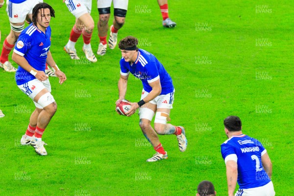 150226 - Wales v France - Guinness Six Nations - Oscar Jegou of France