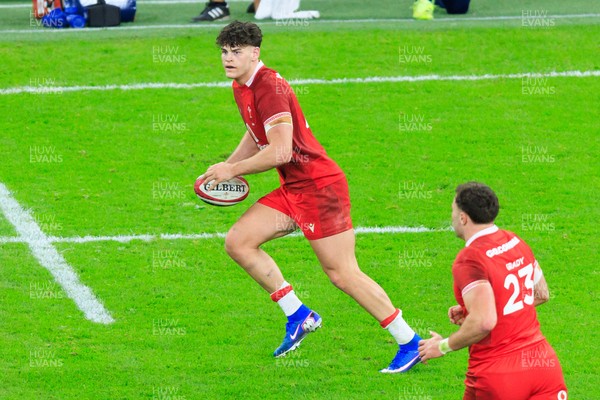 150226 - Wales v France - Guinness Six Nations - Eddie James of Wales