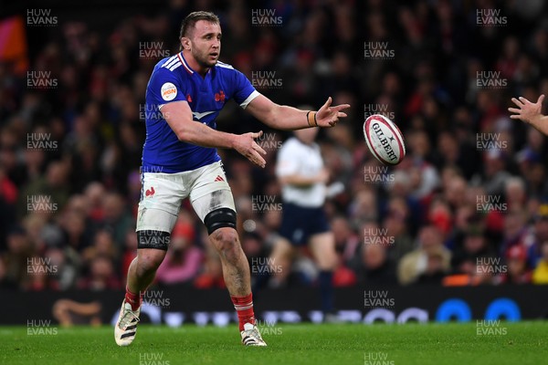 150226 - Wales v France - Guinness Men's Six Nations - Anthony Jelonch of France