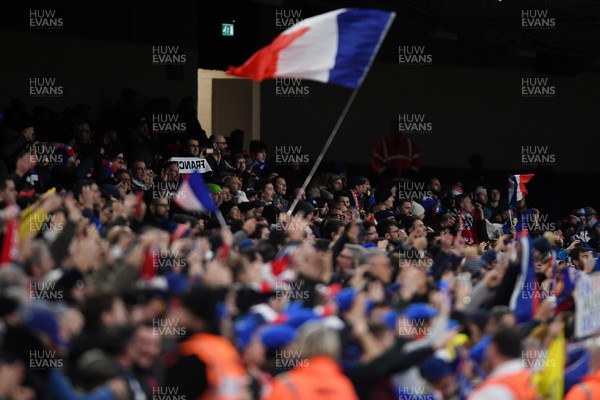 150226 - Wales v France - Guinness Men's Six Nations - France fans