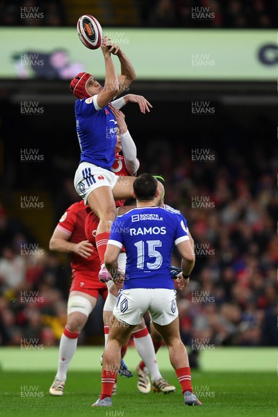150226 - Wales v France - Guinness Men's Six Nations - Louis Bielle-Biarrey of France
