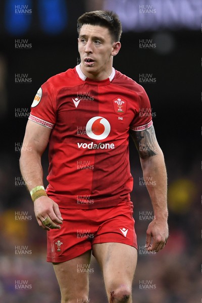 150226 - Wales v France - Guinness Men's Six Nations - Josh Adams of Wales