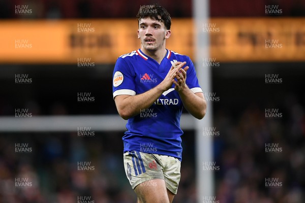 150226 - Wales v France - Guinness Men's Six Nations - Fabien Brau-Boirie of France at full time