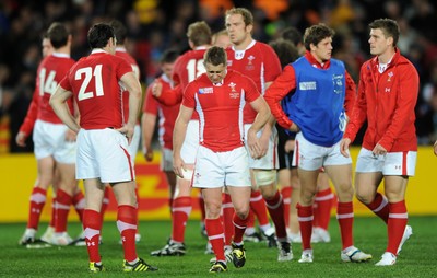 15.10.11 - Wales v France - Rugby World Cup Semi-Final 2011 - Shane Williams of Wales looks dejected at the end of the game. 