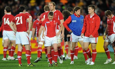 15.10.11 - Wales v France - Rugby World Cup Semi-Final 2011 - Shane Williams of Wales looks dejected at the end of the game. 