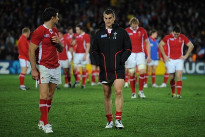 15.10.11 - Wales v France - Rugby World Cup Semi-Final 2011 - Sam Warburton of Wales looks dejected at the end of the game. 
