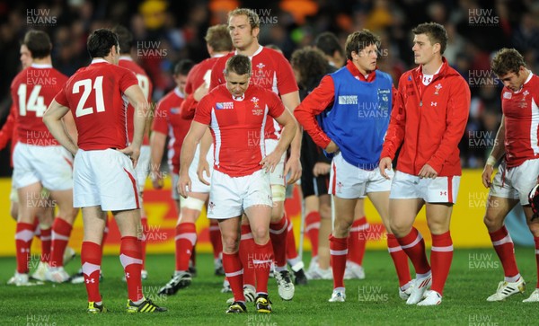 15.10.11 - Wales v France - Rugby World Cup Semi-Final 2011 - Shane Williams of Wales looks dejected at the end of the game. 
