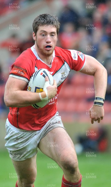 160612 - Wales v France  - Race Course Ground,  Wrexham - Ross Divorty of Wale