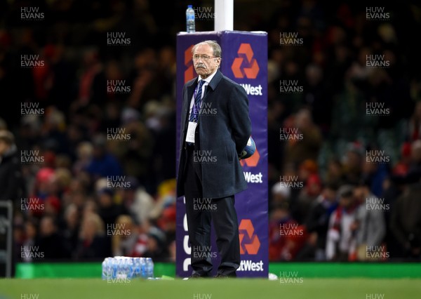 170318 - Wales v France - NatWest 6 Nations -  France head coach Jacques Brunel before the match