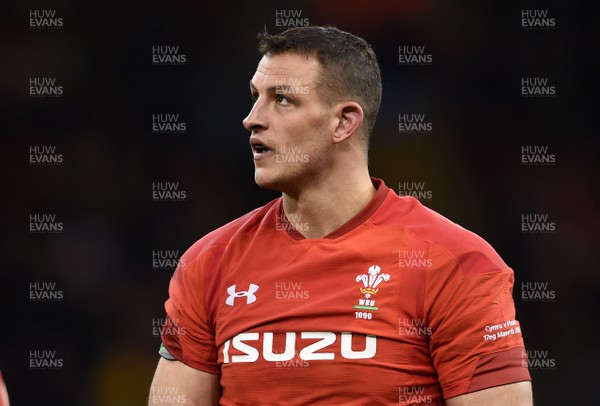 170318 - Wales v France - NatWest 6 Nations 2018 - Aaron Shingler of Wales