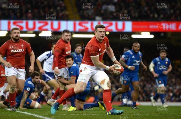 170318 - Wales v France - NatWest 6 Nations 2018 - Scott Williams of Wales