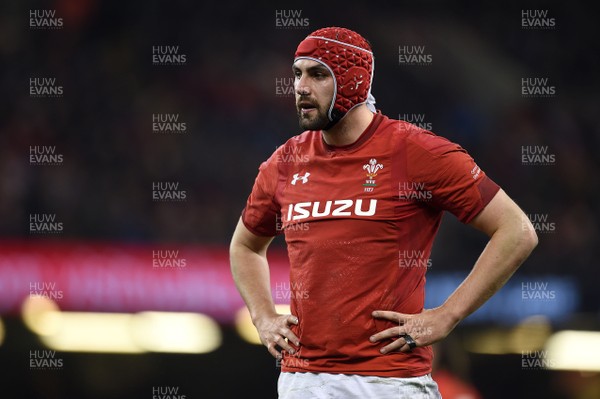 170318 - Wales v France - NatWest 6 Nations 2018 - Cory Hill of Wales