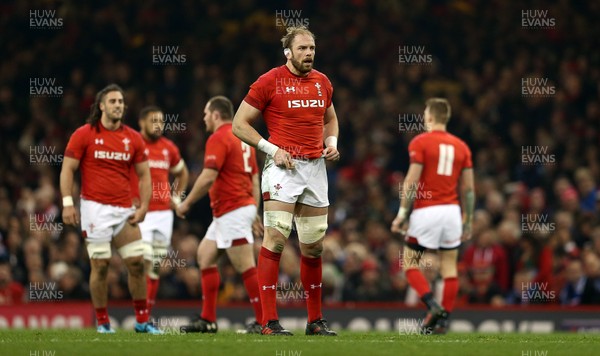 170318 - Wales v France - Natwest 6 Nations Championship - Alun Wyn Jones of Wales
